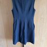 Diane Von Furstenberg navy knee length shift dress with satin detailing, size 4 (UK 8) Image 6
