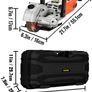 Electric Wall Chaser 4KW 4.8KW Seamless Groove Cutting Machine 125mm Steel Concrete Circular Saw Slotting Tool Set Image 2