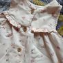 Bnwot F&F Floral Soft Corduroy Pinafore with Mouse & Cat Embroidery Image 4