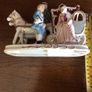 Vintage horses and carriage with figurines cinderella style ornament Image 4