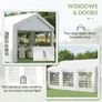 Heavy Duty Party Gazebo, Party Marquee  6 x 4m Image 5