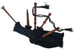 Kids Scottish Great Highland Bagpipes Green Black Watch Tartan