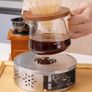 Silver Tea & Coffee Pot Warmer - great gift set + great for aromatherapy too Image 2