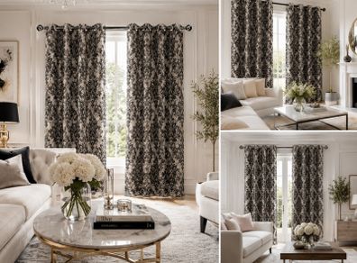 Beautiful Curtains and pole
