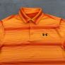 Orange Under Armour Golf Polo T-Shirt Image 3