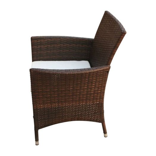 7 Piece Rattan Garden Dining Set