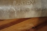 vintage  Paddy's whiskey bottle