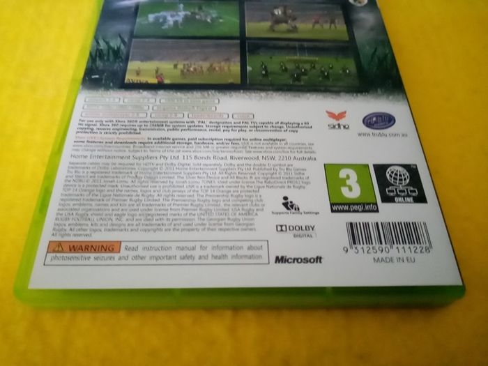 Jonah Lomu Rugby Challenge Xbox 360 Games Original