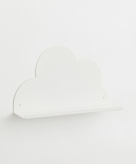2 Cloud Shaped Wall Shelves