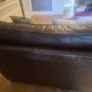 two-seater love seat Italian Premium Leather Image 3