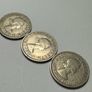 Old British Coins, 1 Shilling, 1956, 1964, 1966 English and Scottish Image 5