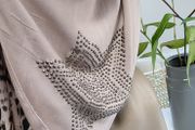 MADE IN ITALY Animal print Star studded Reversible Oversized Scarf - Bnwt Rrp 49.99