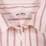 Mos Mosh Light Pink Off White Stripe Long Sleeve Button Up Cotton Shirt 8UK/36EU Image 3