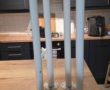 Ikea legs white