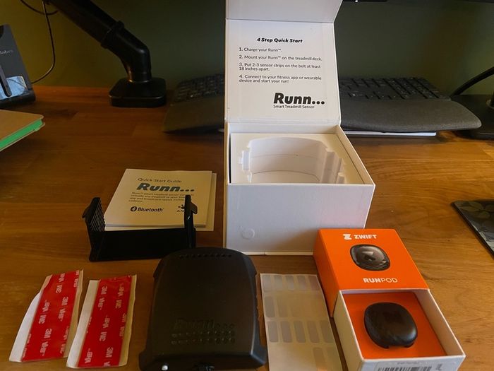 Mobvoi Home Folding Motorised Treadmill with Runn treadmill sensor and Zwift Run-pod included