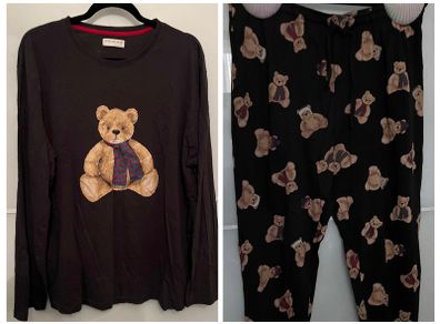 M&S Spencer Bear Pyjamas Size L