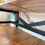 Solid wooden dining table - can seat up to 10 Image 4