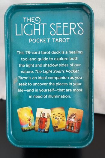 The Light Seers Pocket Tarot Chris-Anne 78 Card Deck + Guidebook Tin