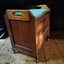 Antique Edwardian mahogany piano stool Image 4