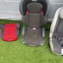 2 x car seats, 1 x high back booster seat, 1 x booster seat Image 4