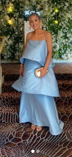 tiered maxi dress