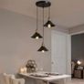 3 Lights Industrial Ceiling Light, Retro Industrial Pendant Light, Vintage Edison Style Metal Hanging Light Fixture Chandelier for Kitchen Bedroom Living Dining Room (FREE POSTAGE) Image 4