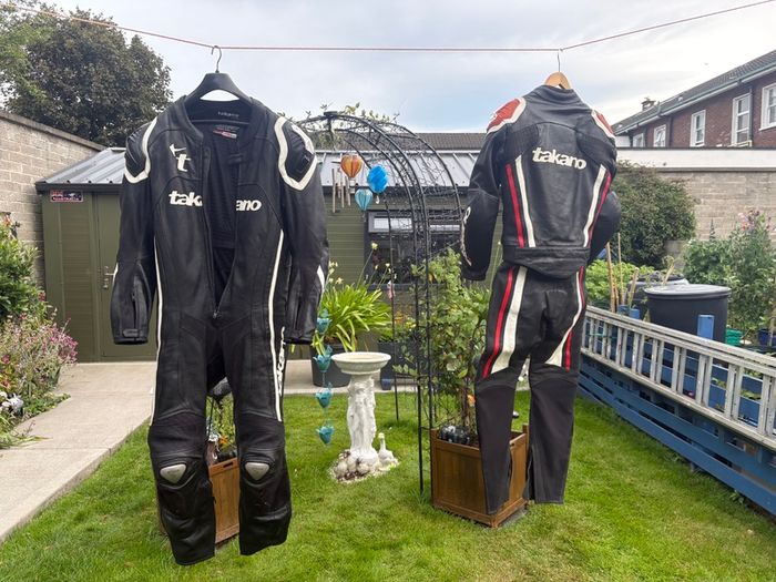 Motorcycle leather suits x2