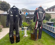 Motorcycle leather suits x2