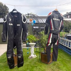 Motorcycle leather suits x2