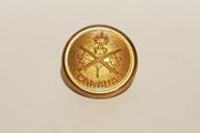 Brass Uniform Button Royal Canadian Army