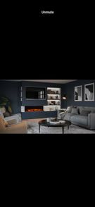 Gazco eReflex 135RW LED electric fireplace