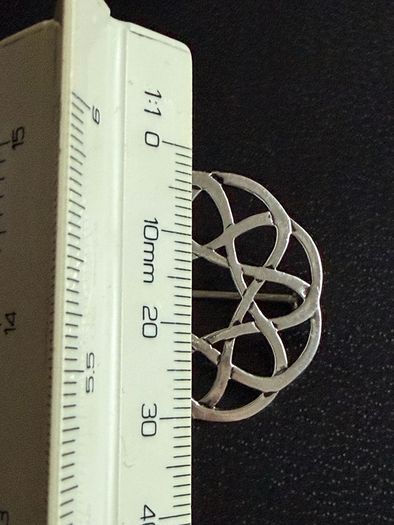 silver brooch