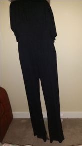 Black strapless jumpsuit Atmosphere size UK14/16 EUR 42/44 Postage included