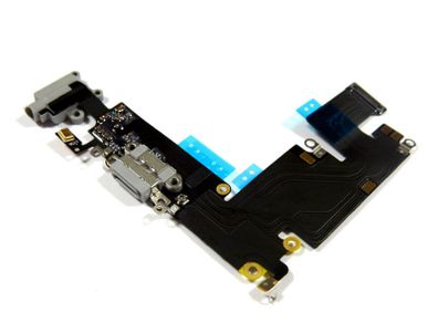 New Replacement Charging Dock Port Connector Flex Cable and Mic for iPhone 6 Plus Grey