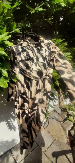 Silk Feel Belted Long Dress