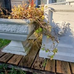 Garden cement flower pots