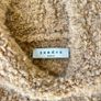 Sandro Paris Mohair Wool Blend Hooded Jumper Camel One Size Image 3
