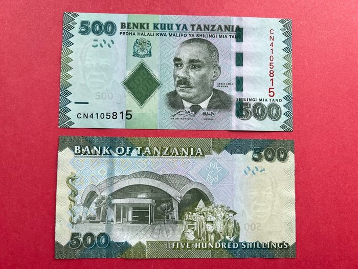 Tanzania  500 Shillings. 2010  Pick 40a. ( Uncirculated )