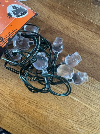 Halloween skull lights