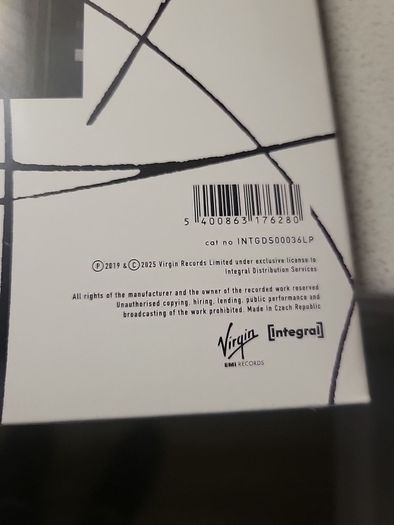David Sylvian Brilliant trees opague black vinyl