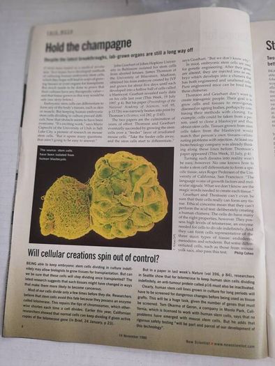 vintage science magazine 1999