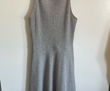 grey skater dress
