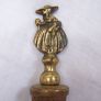 Vintage French Brass Bottle Stopper - Wine Bottle Stopper Image 3
