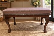 Beautiful Carved Wooden Bench