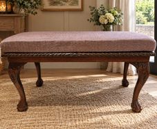 Beautiful Carved Wooden Bench