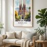 Barcelona Wall Art Print, Travel Art Poster Image 8
