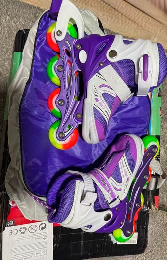 Brand New JIFAR Inliners for children Adjustable inline skates with light-up wheels Roller skates