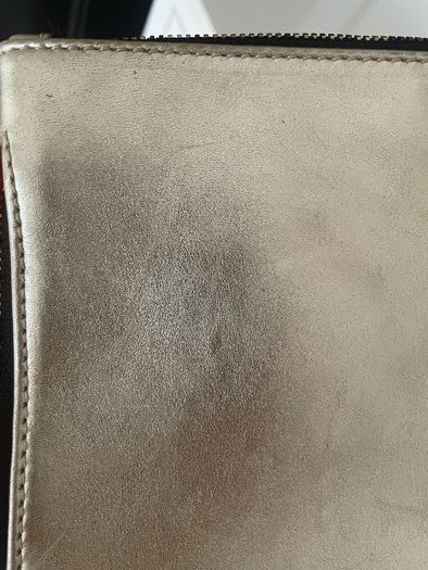 Zadig et Voltaire gold leather bag