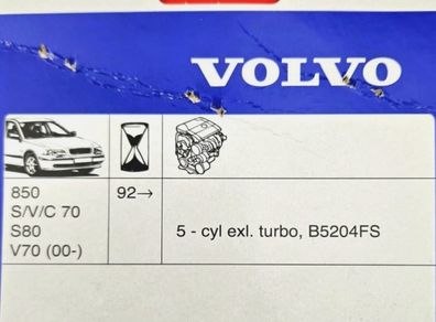 Non Turbo Genuine Volvo spark Plugs