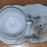 Vintage Japanese eggshell porcelain teacup with saucer Image 2